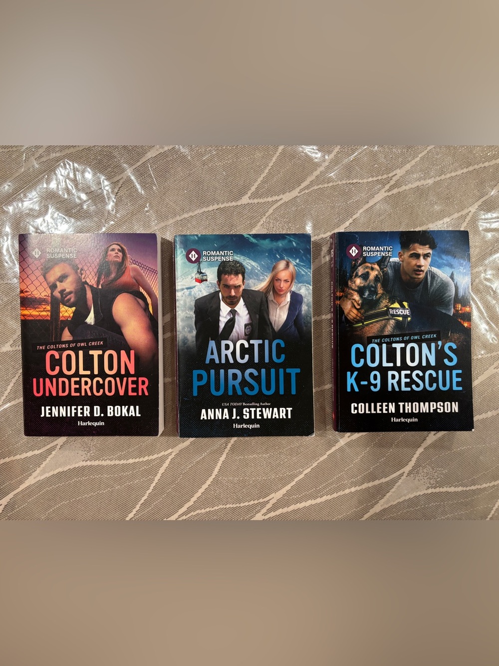 Purging Mom's Books! 3 Harlequin Romantic Suspense